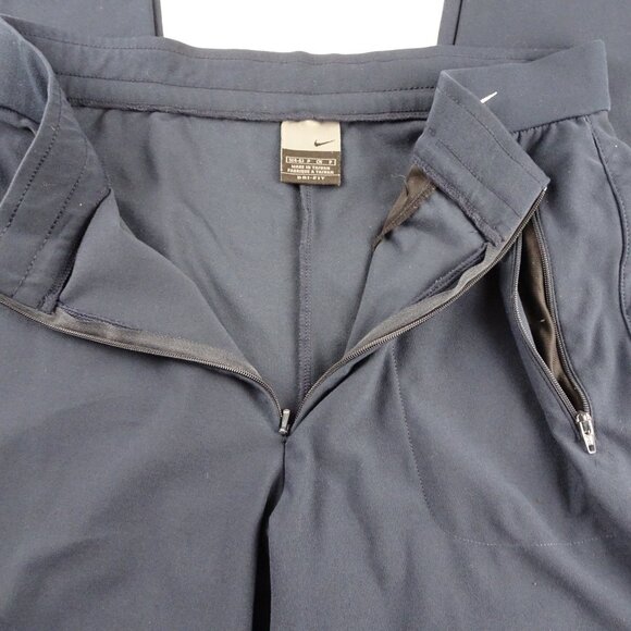 Y2K Nike Navy Zipper Front Pant Size S (4-6) - Picture 4 of 8